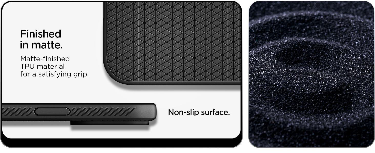 Spigen Liquid Air Case for iPhone 17/18 Pro Max, Matte Black