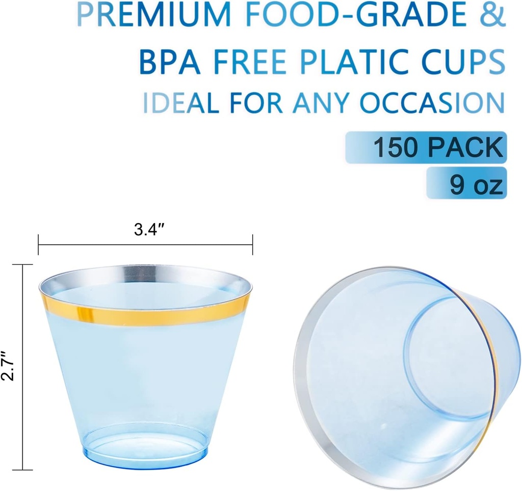 luoda-150-pcs-blue-plastic-cups9oz-clear-2.jpg