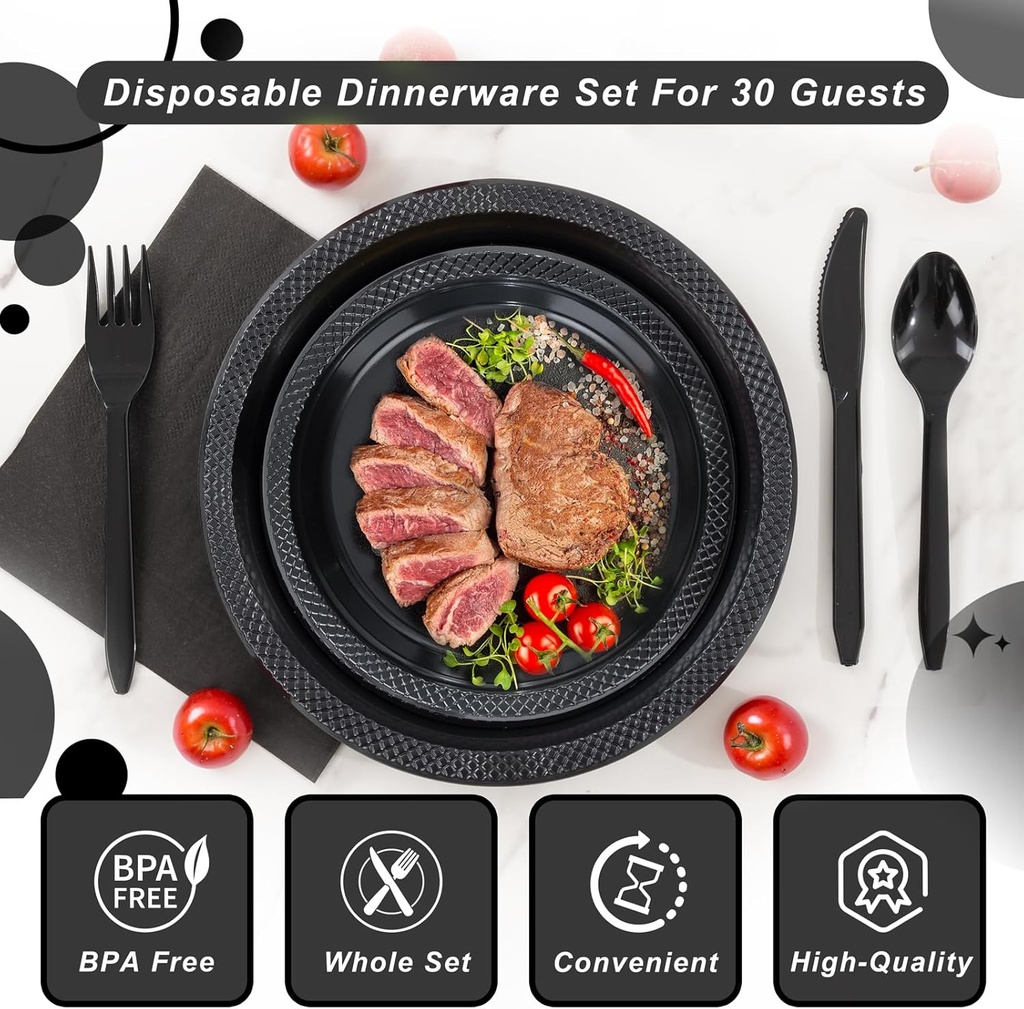 wellife-210pcs-black-plastic-plates-disp-3.jpg