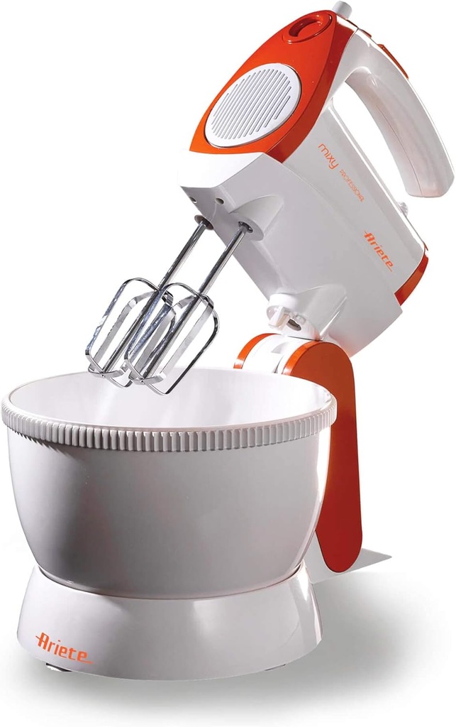 ARIETE 15651 SBATTITORE 300W 2.4LT 5VEL.+TURBO BIANCO/ROSSO