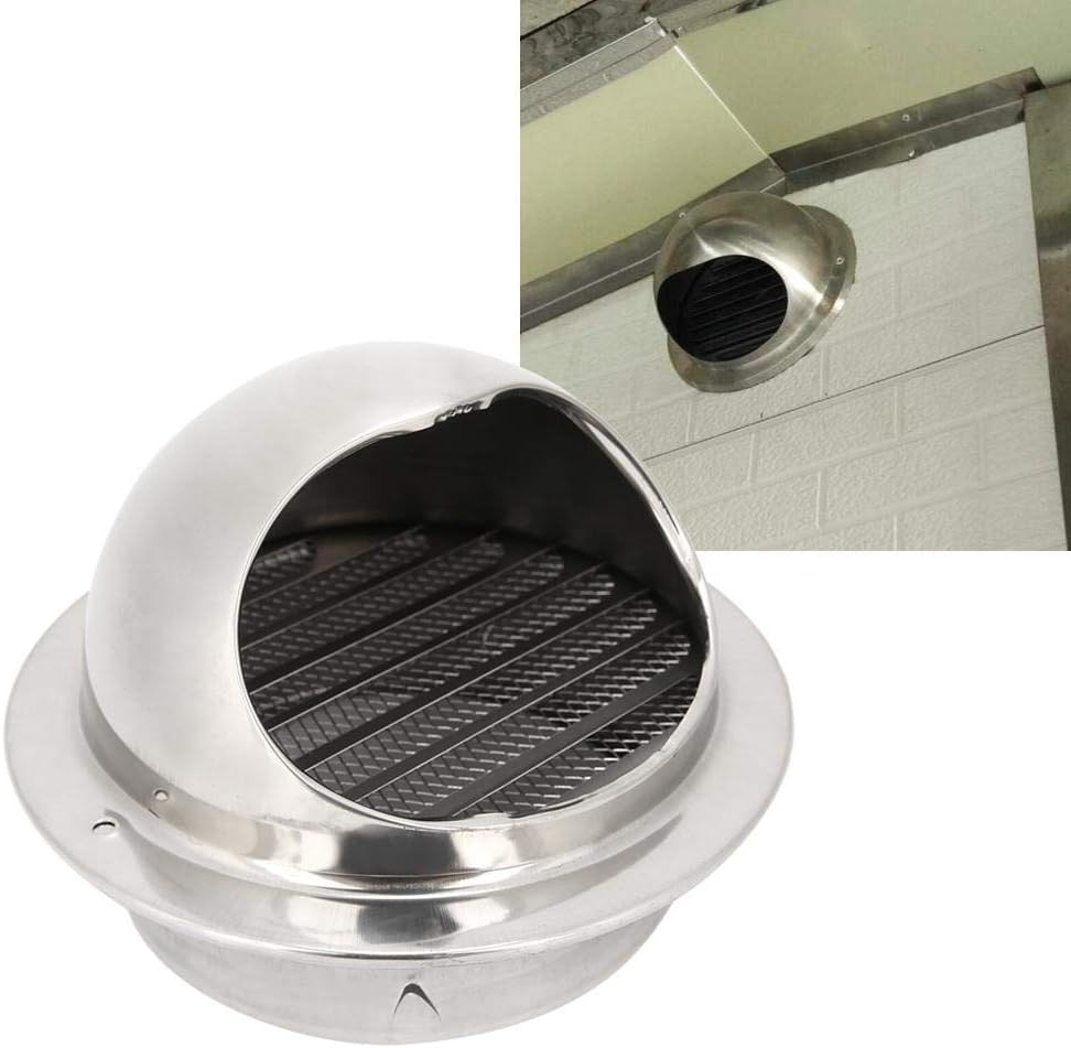 Household Stainless Steel Kitchen Exhaust Hood Grille Outlet Vent Accessory Ventilation Fans