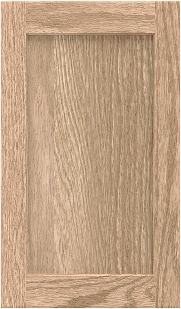 19.25W x 23H Unfinished Oak Kitchen Cabinet Door Replacement, Shaker Style