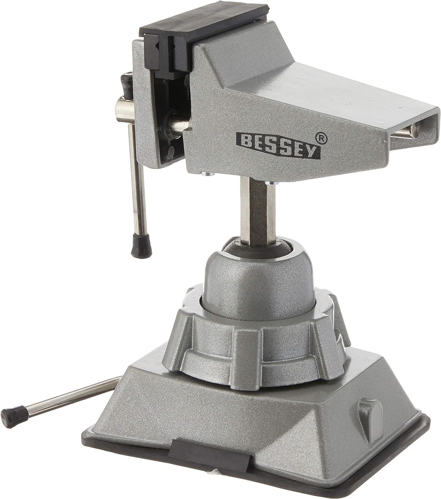 BESSEY BV-VB Vacuum Base Vise, Silver