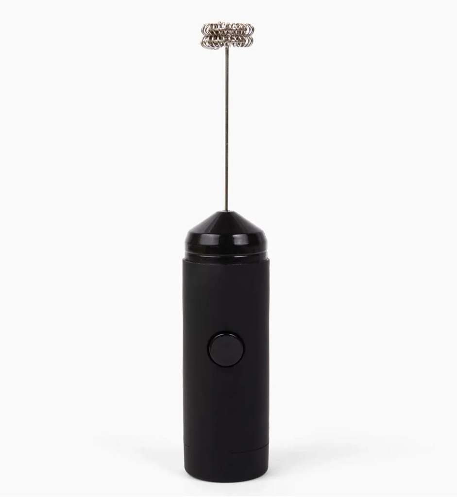 Pinch Magic Mixer | Portable Hand Mixer with Double-Whisk Design | BPA-Free Handheld Whisk for Smooth Mixing of Fiber Supplement Powder | Electric Powder Drink Mixer | Travel-Friendly, Black