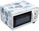 Microwave Oven Cover Dust Proof Cover Oven Protective Cover Oil Proof Cloth Storage Cover Household Printing Waterproof Microwave Oven Towel