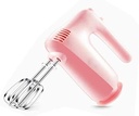 Hand Mixer Electric 5 Speed Mode, Hand Held Mixer with Turbo Button Steel Attachments