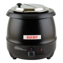 Winco Electric Soup Warmer, 10.5-Quart,Black
