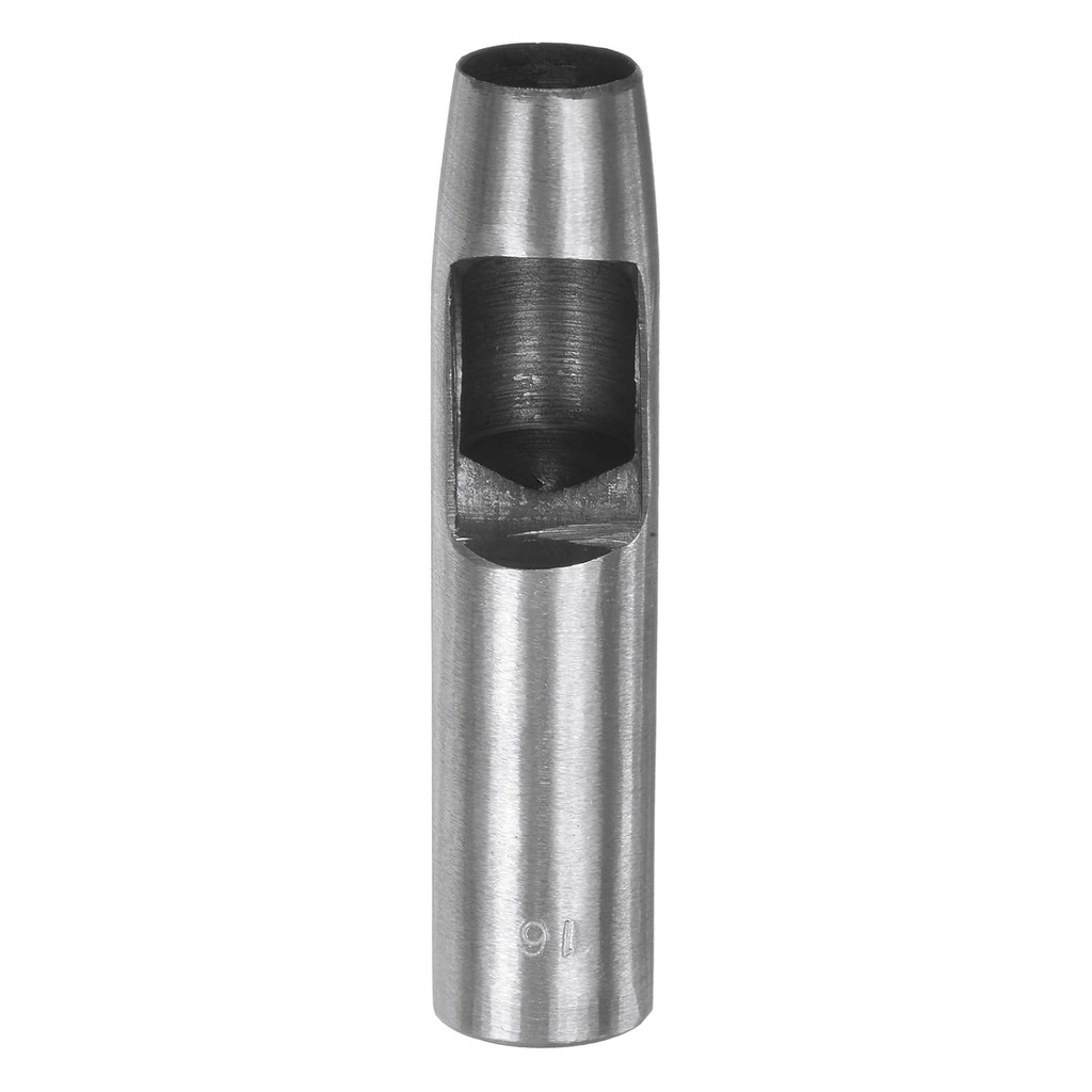 HARFINGTON Hollow Punch for Leather 16mm Round Hole Punch Tool for Belt Puncher Carbon Steel Single Punch for Watch Belts Cut Leather Craft Rubber Paper Fabric Plastic Soft Material