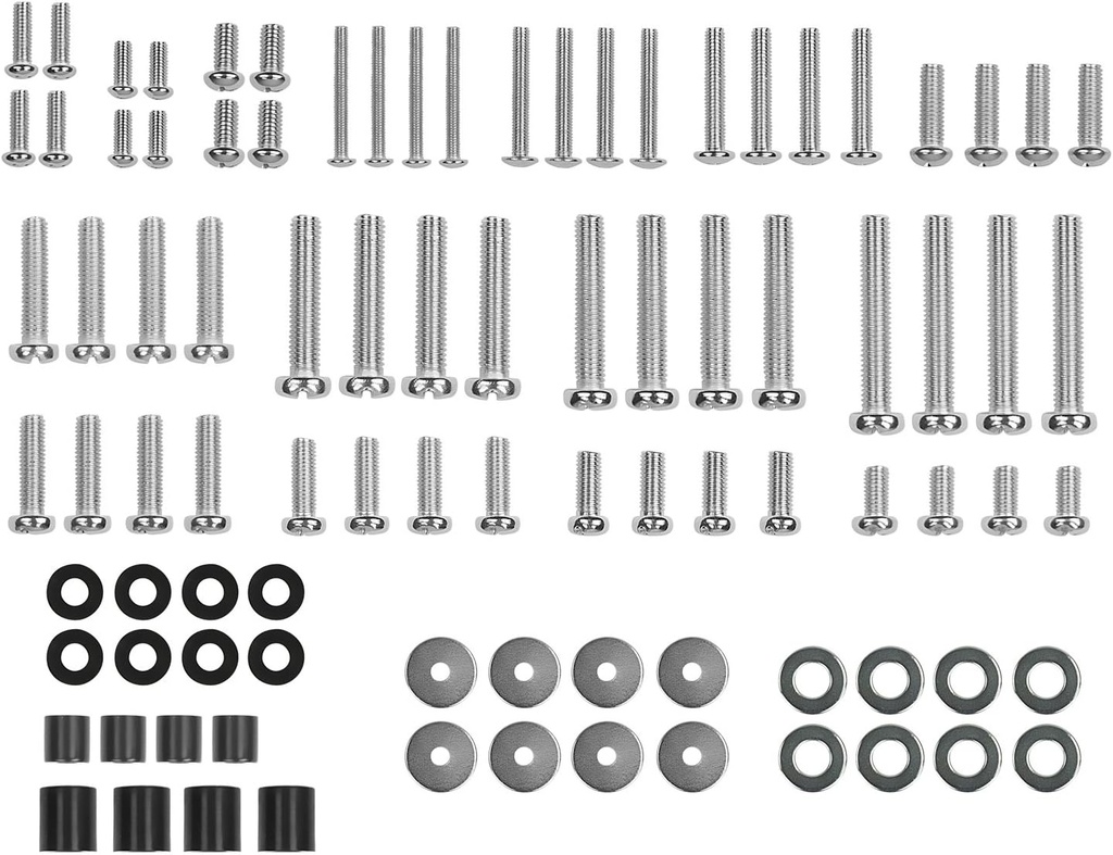 Mount-It! TV Mounting Hardware Kit, Universal VESA Wall Mount Screw, Washer, Spacer Pack (M4 M5 M6 M8) for TV and Monitor Mounting