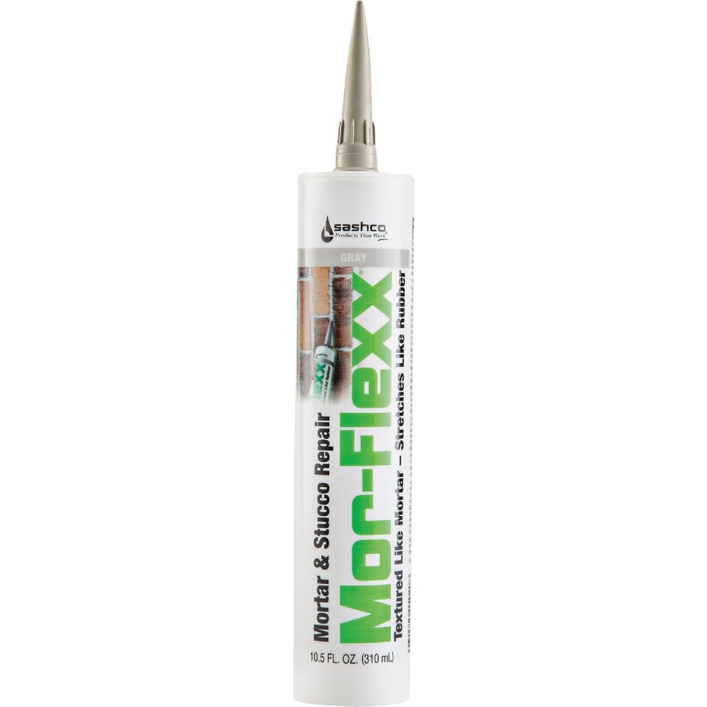 Sashco 15020 10.5oz Sashco Sealants Gray MorFlexx Grout Repair, 10.5-Ounce