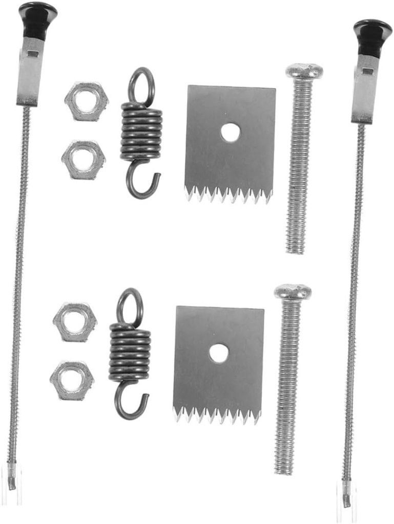 Plant Tying Machine Accessories Set 2 Sets of Replacement Parts for Hand Tying Tools Includes Blades Springs and Push Pins for Gardening Grapes and Cucumbers