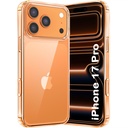 TheGiftKart Ultra-Hybrid Crystal Clear Back Case Cover voor iPhone 17 Pro 