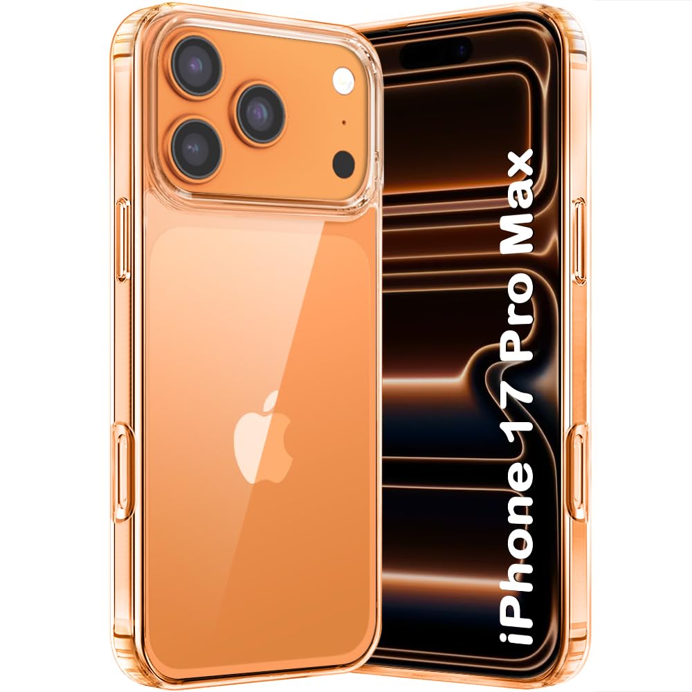Housse de protection pour iPhone 17 Pro Max (PC & TPU, transparent)