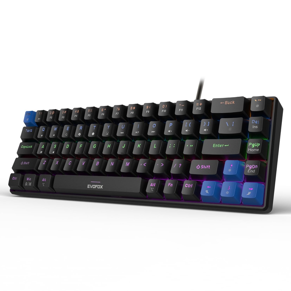 EvoFox Katana S Mini bekabeld mechanisch toetsenbord 