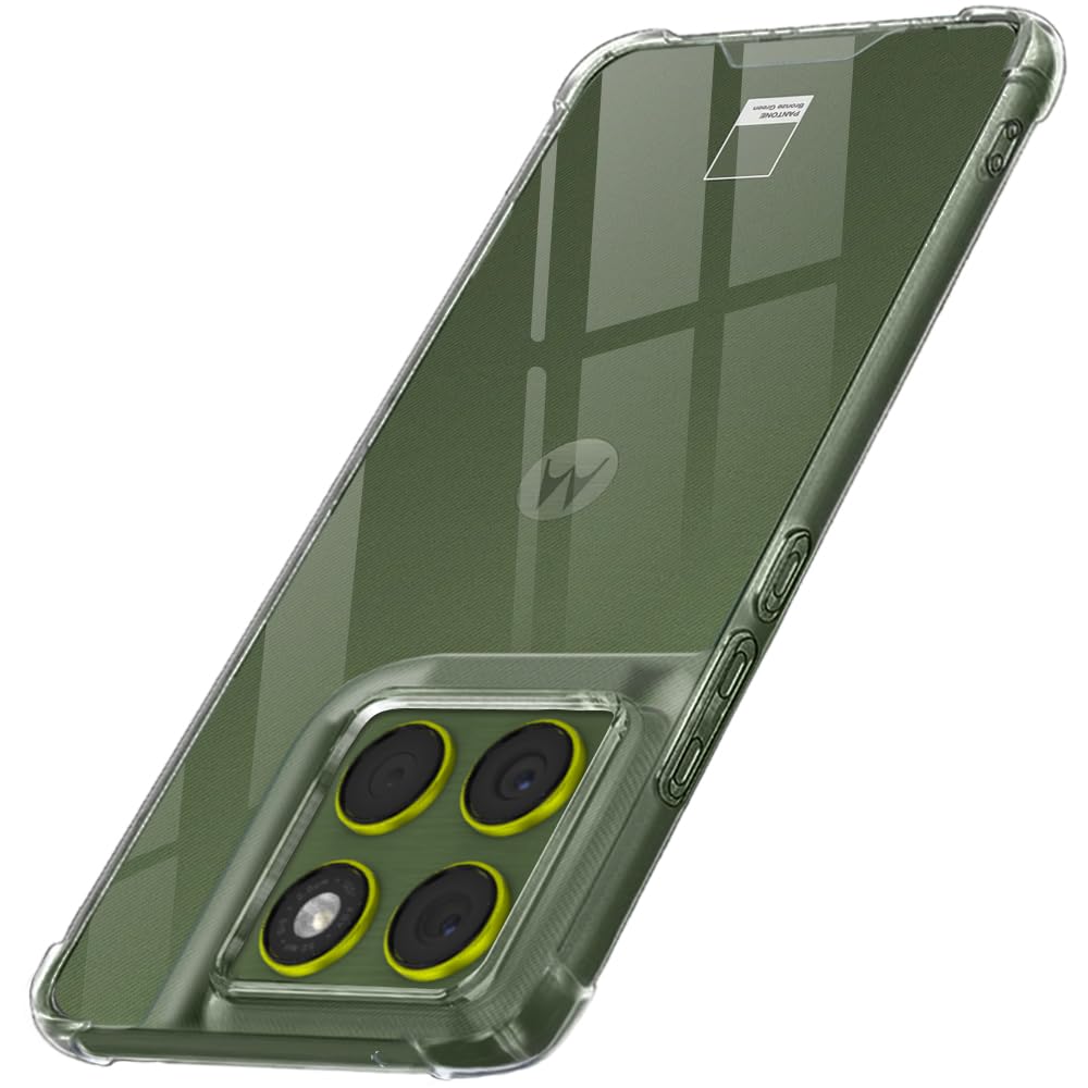 TheGiftKart Crystal Clear Back Cover Case voor Motorola Moto Edge 70 5G 