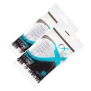4 inch Black (100 mm x 2.5 mm) - 2 Packs of 100 Cable Ties