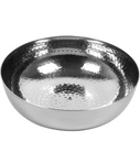 KC Sandwich fond lourd Guage en acier inoxydable Hammered Tasla, sans poignée Kadhai Cuisinière (1500 ML)