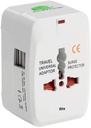 Universal Travel Plug Adapter Worldwide International All in One Portable Travel Adapter Wand AC Power Plug Adapter Wandoplader met dubbele USB Oplaadpoorten voor USA EU UK AUS Cell Phone Mobiel Laptop