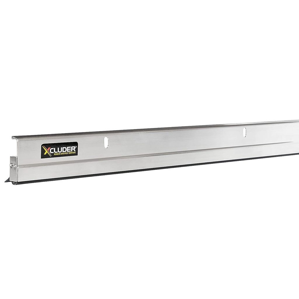 Xcluder 48” Standard Door Sweep, Aluminum – Seals Out Animals, Enhanced Weather Sealing, Easy to Install; Chew Proof