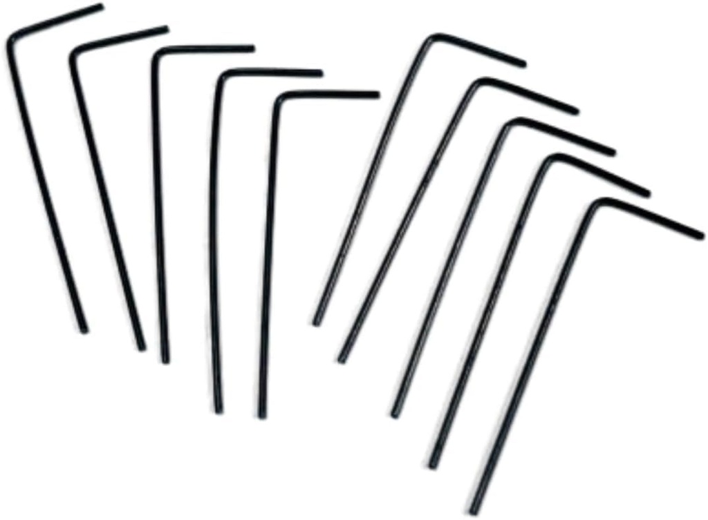 10pcs 0.035 Allen Wrench sets,0.035 inch Allen Wrench,0.035 Hex Key,0.035 Hex Wrench allen key Door Key L Shaped hex wrench set with Long Arm.Black (10pcs 0.035 Hex Key)