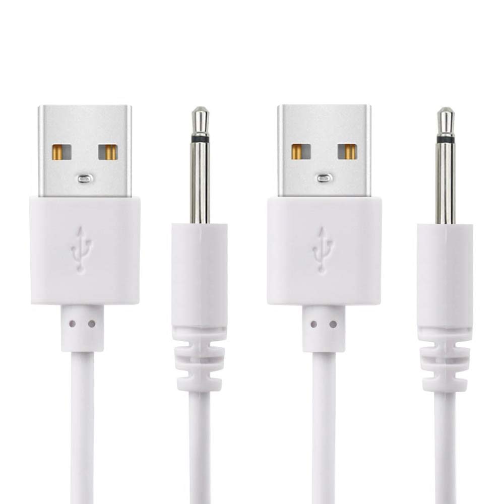 2 Pack 2.7ft Replacement DC Charging Cable, USB to DC 2.5mm Fast Charger Cord Adapter - 2.5mm (This is NOT Barrel Jack)