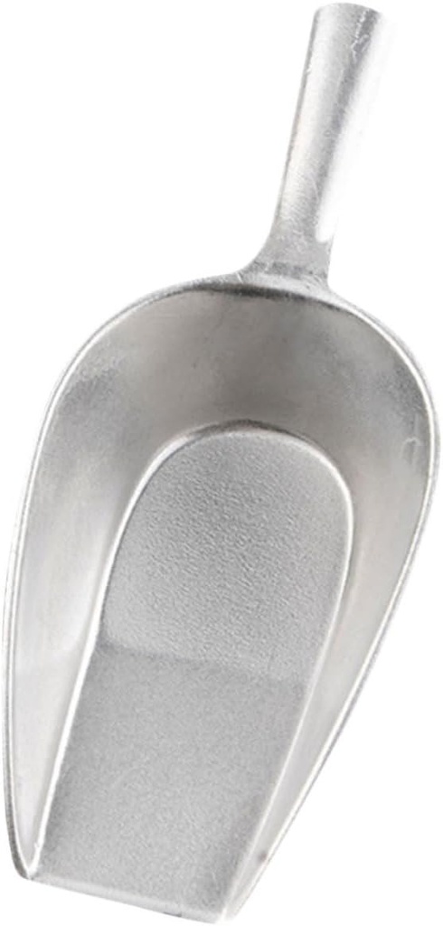 Multi-functional Aluminum Ice Scoop Ergonomic Kitchen Shovel for Ice Cubes Flour Easy to Clean for Home Bar and Restaurant Use