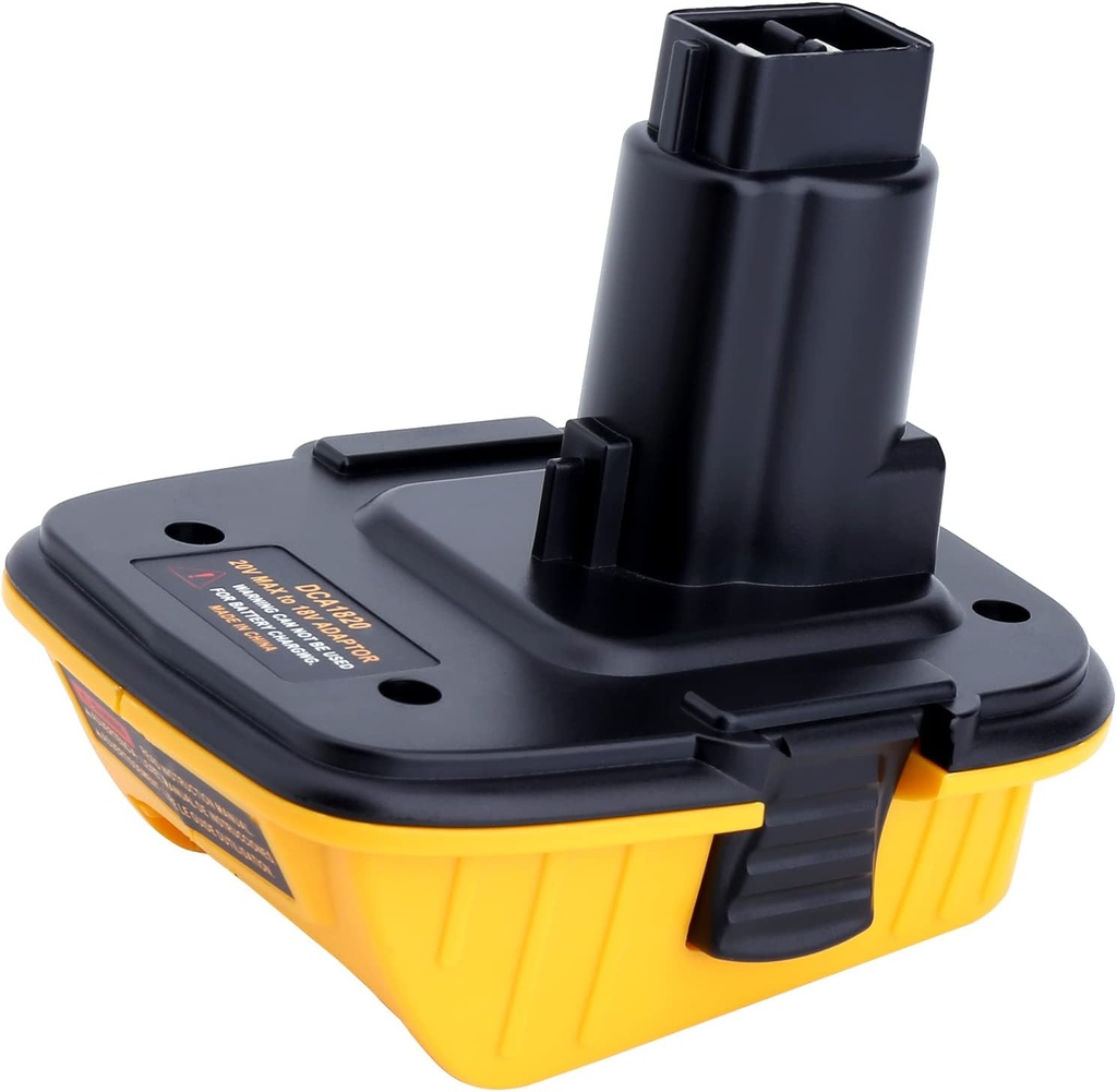 DCA1820 Adapter Compatible with 18V Battery Tools, Compatible with 20V Max Lithium Battery DCB203 DCB204 to 18V XRP NiCad NiMh Batteries DC9096