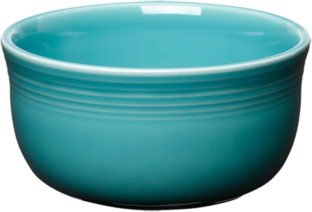 Fiesta® All-Purpose Gusto Bowl, 28oz (6inch) – Durable Ceramic, Lead-Free, Dishwasher/Microwave/Oven Safe – Made in USA Dinnerware - Turquoise
