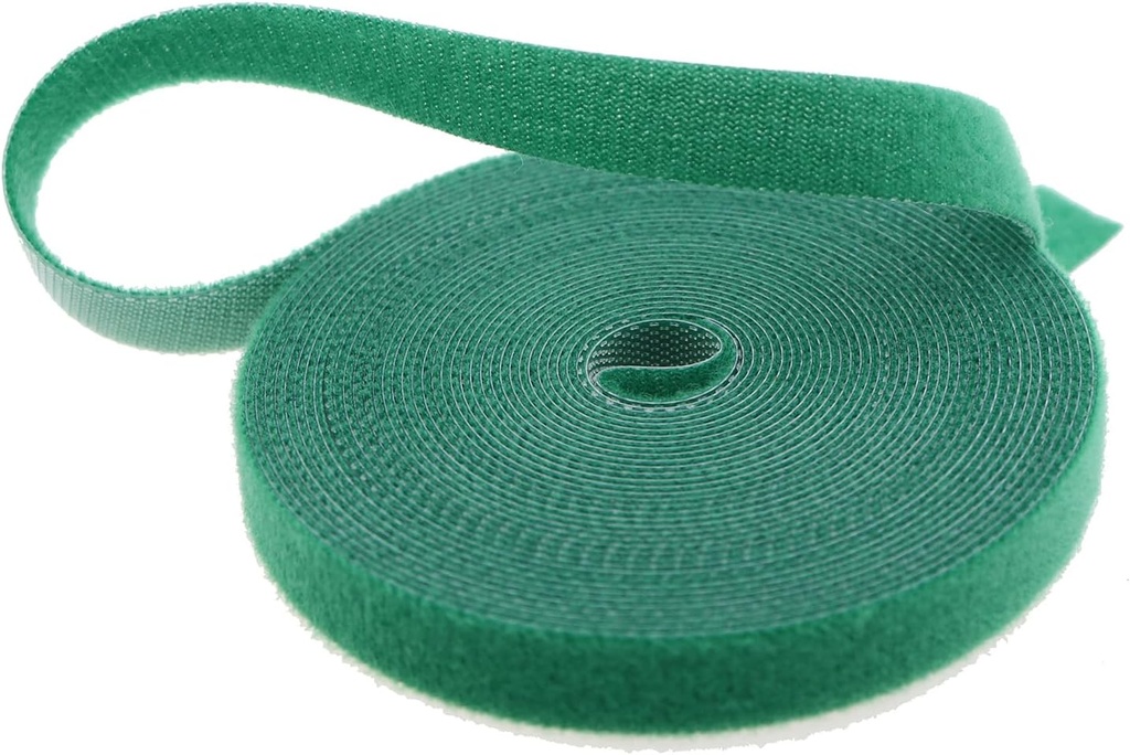 16.5x0.4inch Gardening Strap Plant Binding Styling Tape Adjustable Gardening Ties Flower Arrangement Holder Green Recycled Plastics