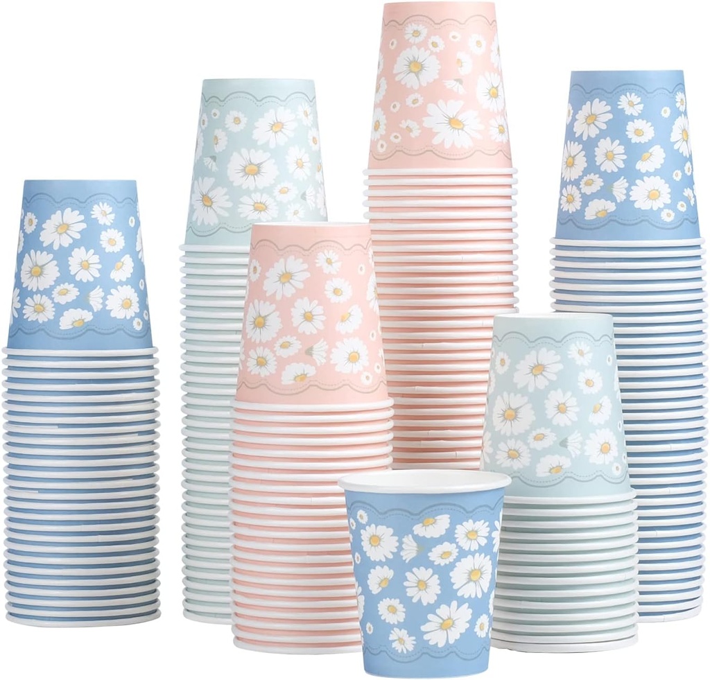Lamosi 3 oz Bathroom Cups 300 Pack, 3 oz Paper Cups, Mouthwash Cup, Mini Paper Cup for Parties, Picnics, Barbecues, Travel and Events