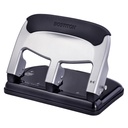 Bostitch Office EZ Squeeze Heavy Duty 3-Hole Punch voor Home Office & School, 40-blad capaciteit, One-Touch verminderd Force, Sleek zilver ontwerp