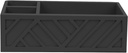 Focket Coffee Station Organizer, Wooden Coffee Bar Accessories Organizer with Pod Holder for Countertop Storage (Black)