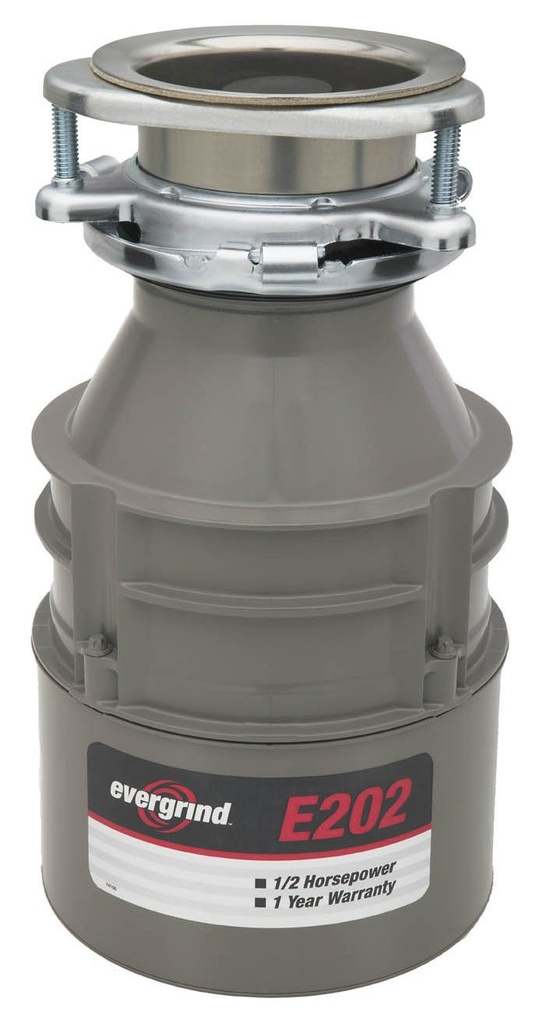 Evergrind E202 1/2 HP Garbage Disposer