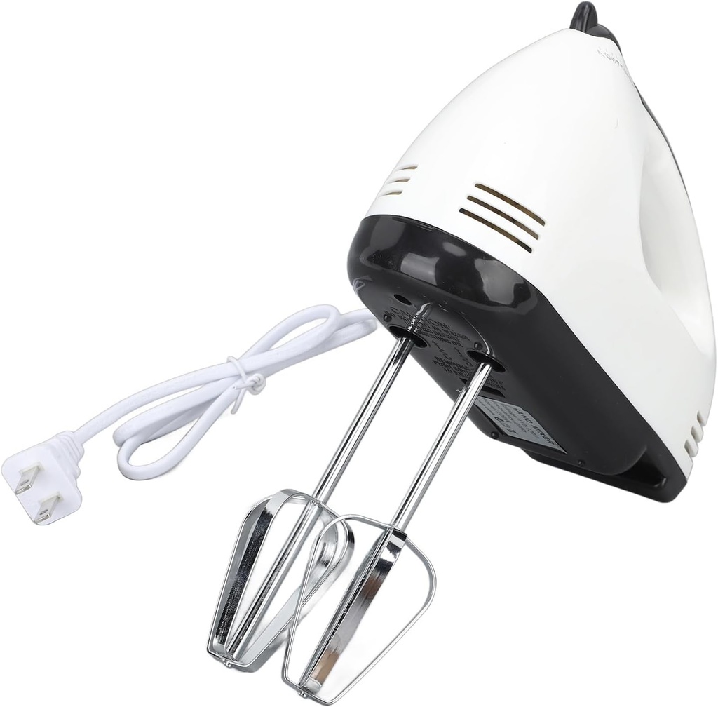 Electric Hand Mixer, 7 Speed 260W Powerful Motor, Ergonomic Baking Equipment for Egg Cake Cream