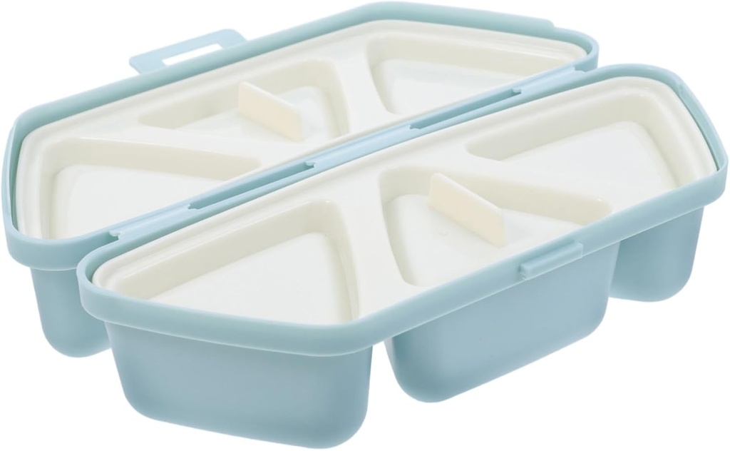 PRETYZOOM Onigiri Mold Set 6 Compartments Portable Sushi Rice Press Silicone Musubi Maker for Boys and Girls Lunch Boxes Easy to Use Rice Shaper for Bento