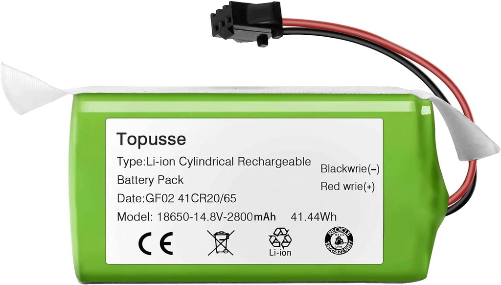 14.4V 2800mAh Li-ion Replacement Pa04 Battery Compatible with Ecovacs Deebot Vacuum N79 N79S DN622 & Eufy RoboVac 11S, 11S MAX, RoboVac 15C 30C MAX 25C G10 G20 G30 G40G