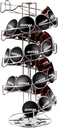 Restaurantware Restpresso 7.1 x 16.1 Inch Coffee Capsule Holder, 1 Durable Pod Carousel - Holds 35-50 K-Cups, 360-Degree Rotatable, Stainless Steel Espresso Pod Organizer, 3 Tier, Pods Not Included