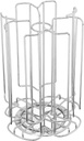 Coffee Pod Storage Rack | Metal Capsule Holder for Compatible Machines | Sturdy Iron Organizer for Home/Office/Shop | 846g Compact Stand with Decorative Design