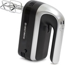 West Bend Hand Mixer Plus with Immersion Blender Attachment, 6 Speed Options with Ergonomic Handle and Snap-On Storage Case, 250-Watts, Black