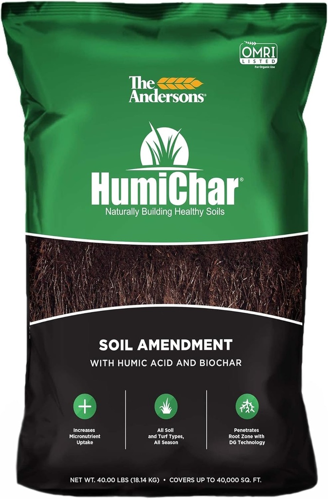 The Andersons HumiChar Organic Soil Amendment with Humic Acid and Biochar (40 lb)