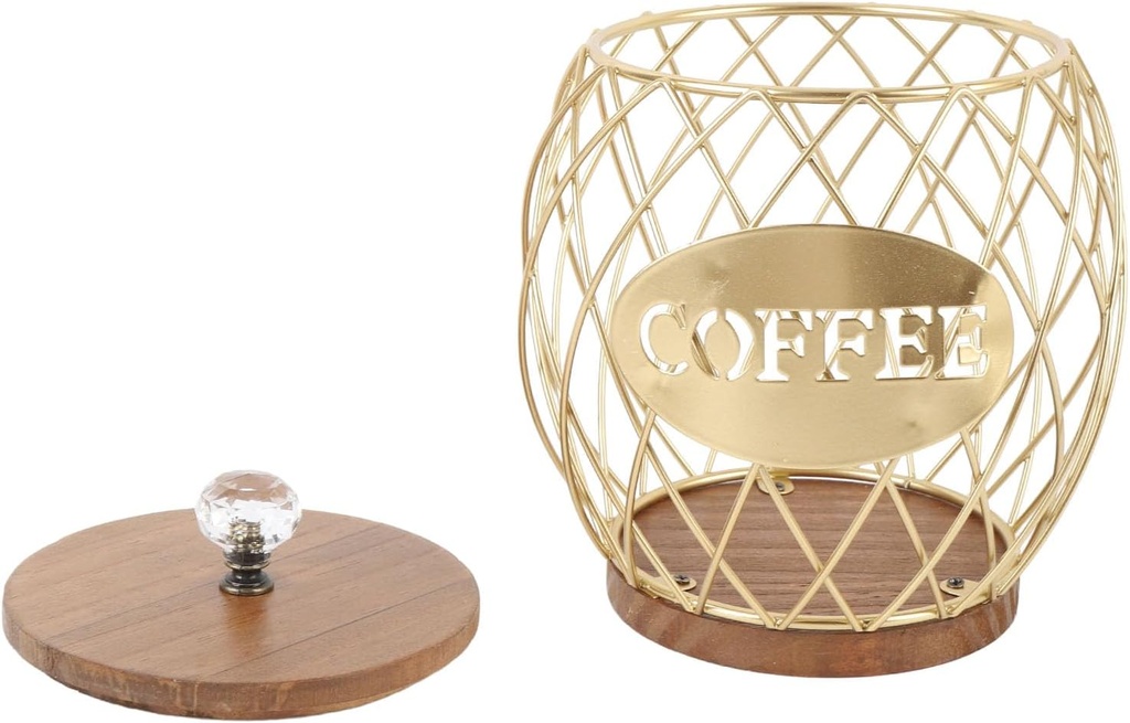 Coffee Capsule Support, Coffee Shelf with the Form of Modern and Exquisite Crafts (Gold)