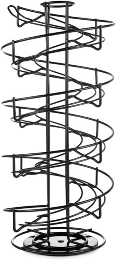 Coffee Pod Carousel Spins 360 Degrees Coffee Pods Storage Shelves 30 Pod Organizer Fit for Gusto Home Office Rack Kitchen Storage