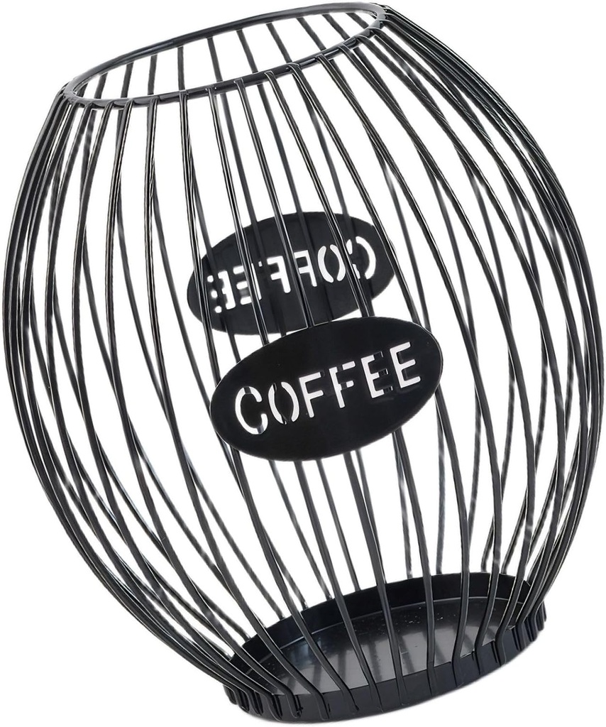 Coffee Capsule Organizer Metal Storage for Home and Coffee Shop Use