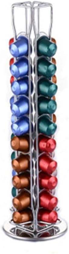 Coffee pod storage, Coffee Capsule Holders Coffee Pod Storage Carousel Holder Organizer Hold 40 Pods Coffee Pod Holder Storage Rack From Top Or Base