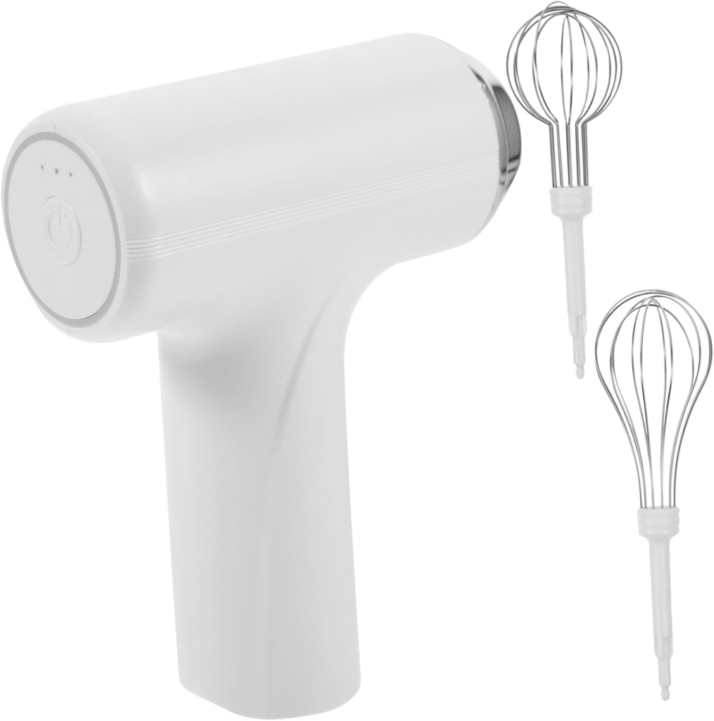 VOSAREA Rechargeable Cordless Electric Egg Whisk Mixer Stainless Steel Automatic Cream Beater for Baking Kitchen Tool for Home Use