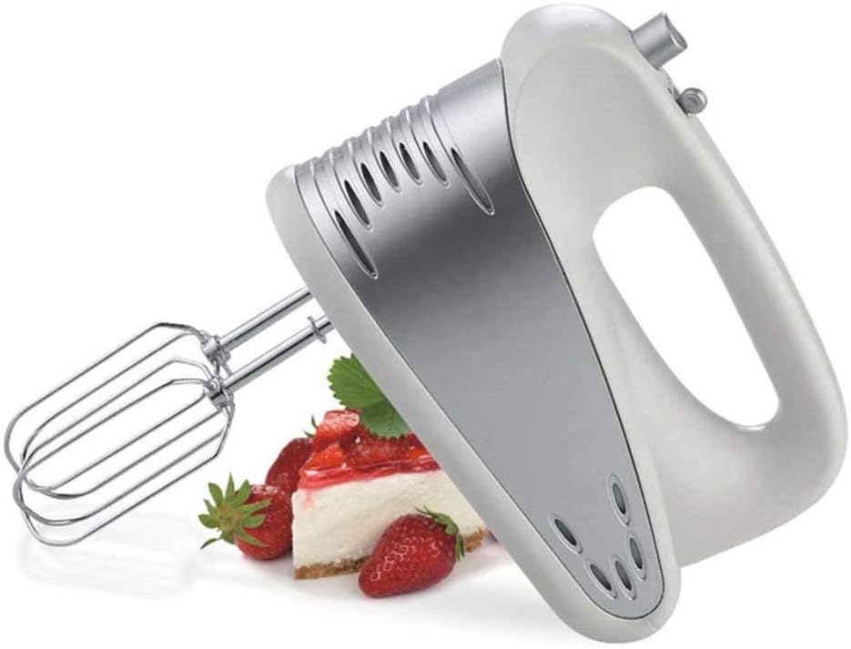 Hand Mixer Electric 200W Multi-Speed Hand Mixer with Turbo Button Easy Eject Button and 5 Attachments (Beaters Dough Hooks)