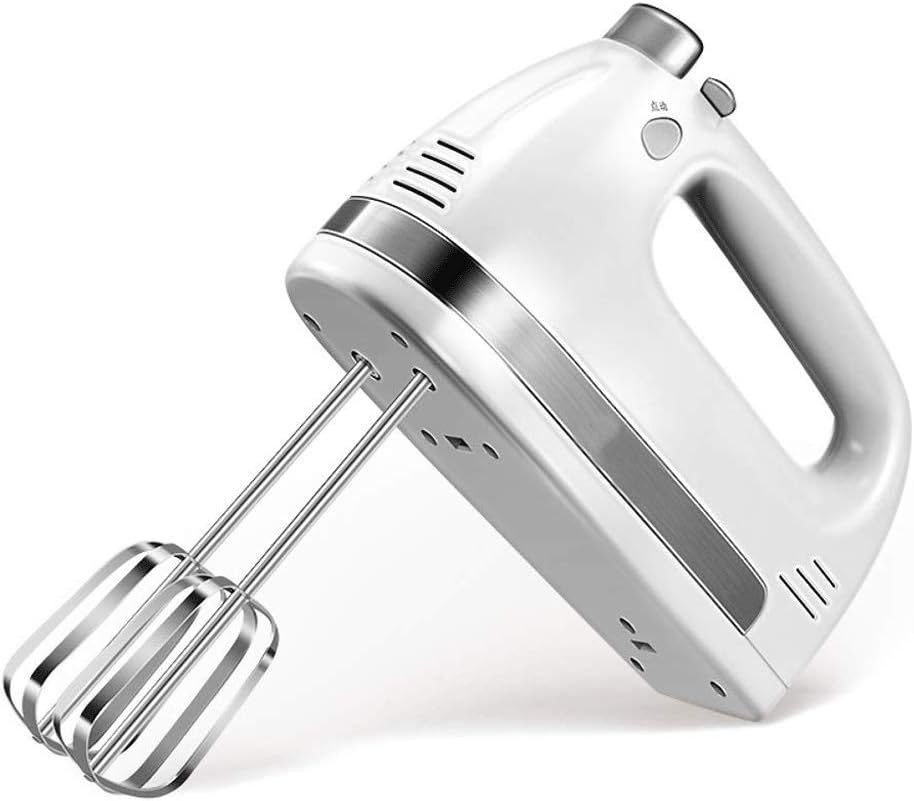 Egg Beater,Portable Handheld Mixer Electric, Lightweight High Power Egg Beater Stainless Steel Beaters Electric Hand Mixers for Kitchen (Color : A) (B) fine