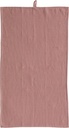 Creative Co-Op Oversized Woven Linen and Cotton Waffle Decorative Loop for Dining and Kitchen, Putty Color Tea Towel, Blush