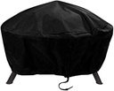 Round Fire Pit Cover, 40 Inches Diameter, 40 x 24 inch Waterproof Firepit Covers, for Patio Fire Pit, Full Coverage Dustproof Anti UV Outdoor Fire Pit Cover
