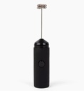 Pinch Magic Mixer | Portable Hand Mixer with Double-Whisk Design | BPA-Free Handheld Whisk for Smooth Mixing of Fiber Supplement Powder | Electric Powder Drink Mixer | Travel-Friendly, Black